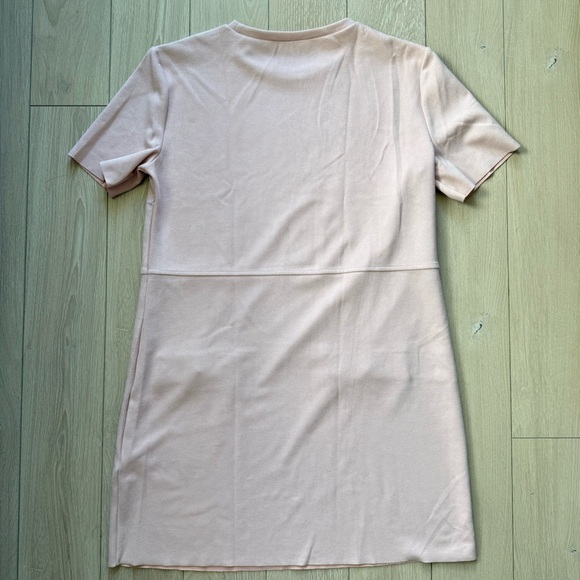 Zara Blush Pink Faux Pocket Mini Dress Women’s Size Medium - Picture 9 of 9